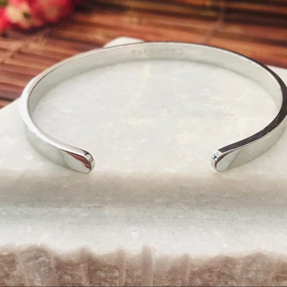 Talbots Silver Tone Bangle Grateful Loved Strong - Picture 5 of 9